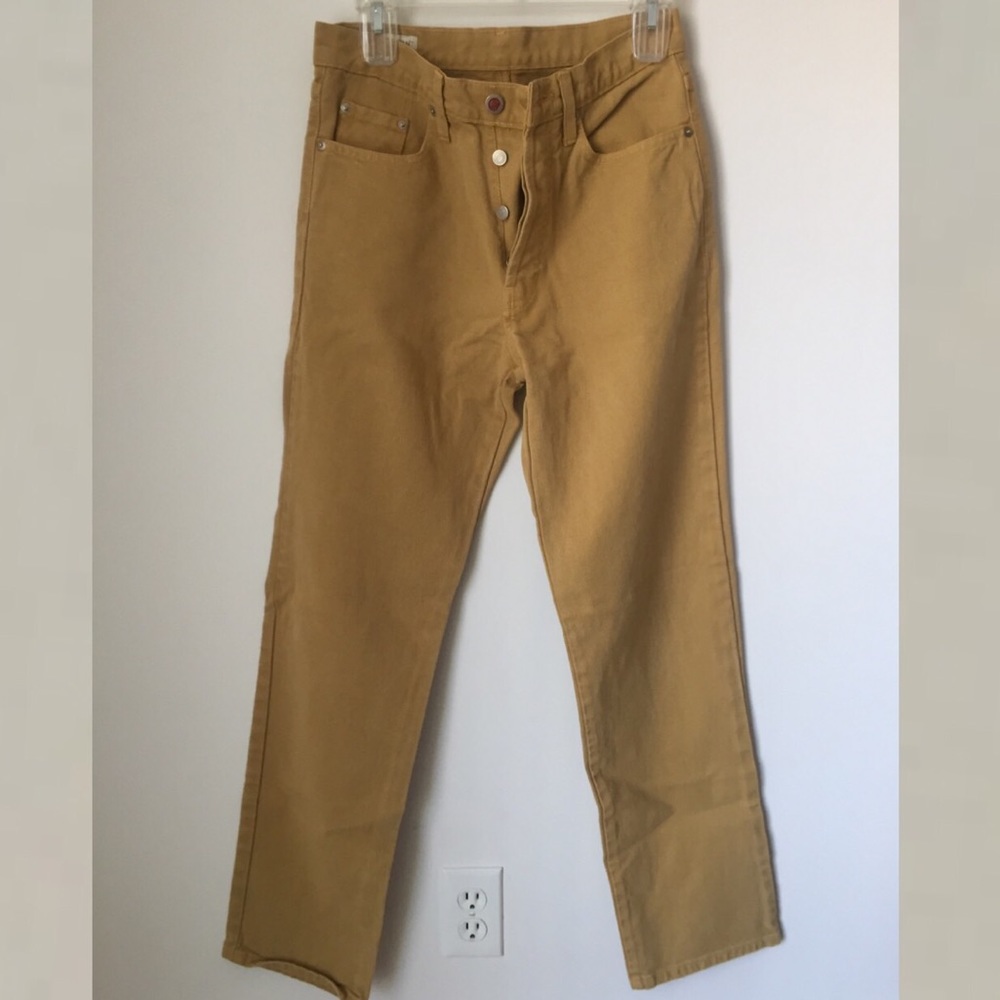 Banana Republic mustard color jean size 6